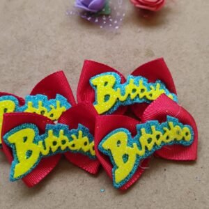 Laço M bubbaloo gorgorão vermelho 20 uni