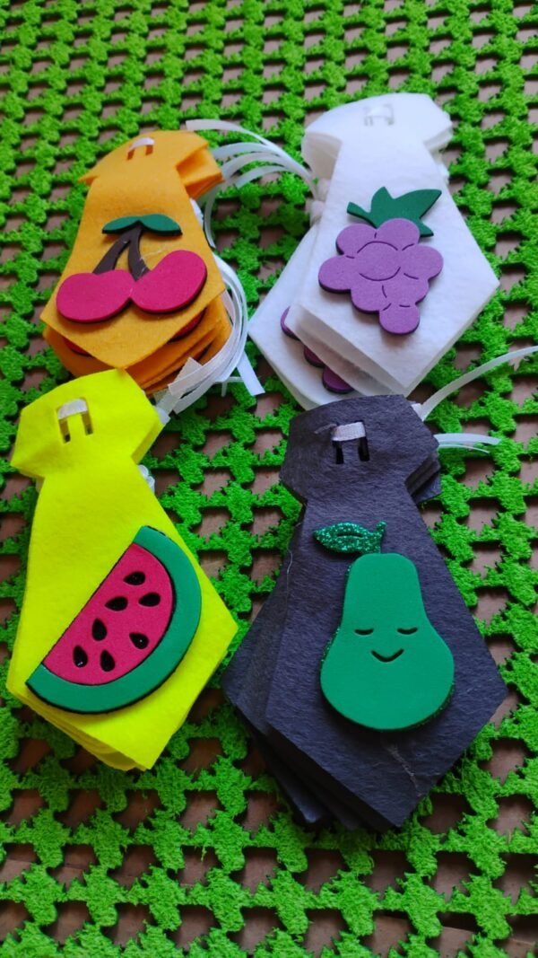 Gravata M Feltro frutas 20uni