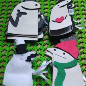 Gravata M feltro e eva flork 20 unidade