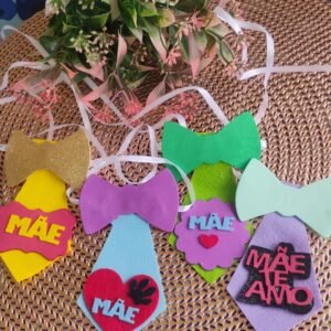 Gravata courino m 20 unidades Coleção dia das mães