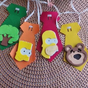 Gravata M Courino Urso e Simpsons 20 uni