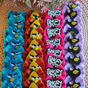 Laço M Cetim Angry Birds 40 uni